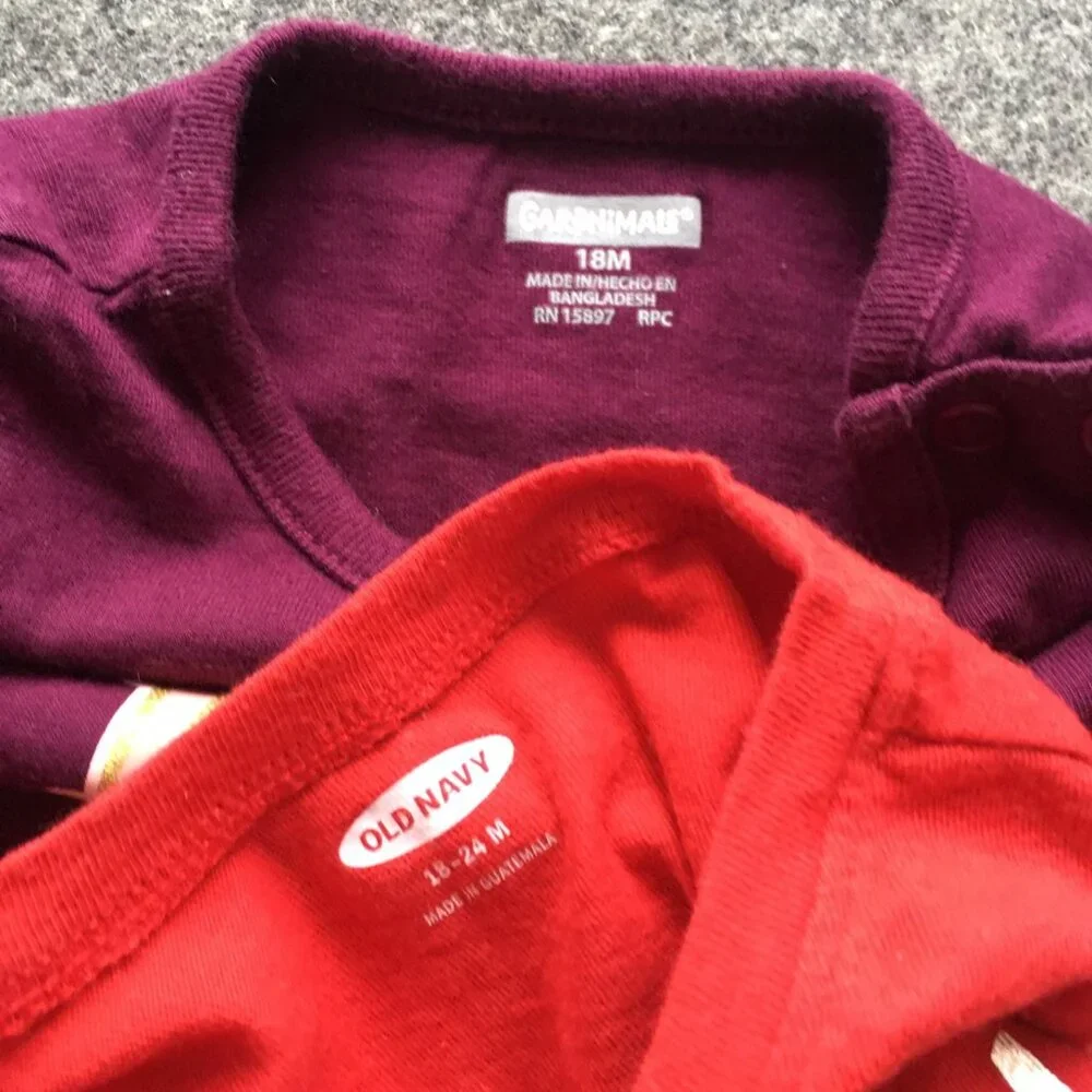 Baby Girl 18-24 Months Clothing Lot 8x‎ Pieces Bulk Winter Preppy Casual Cotton